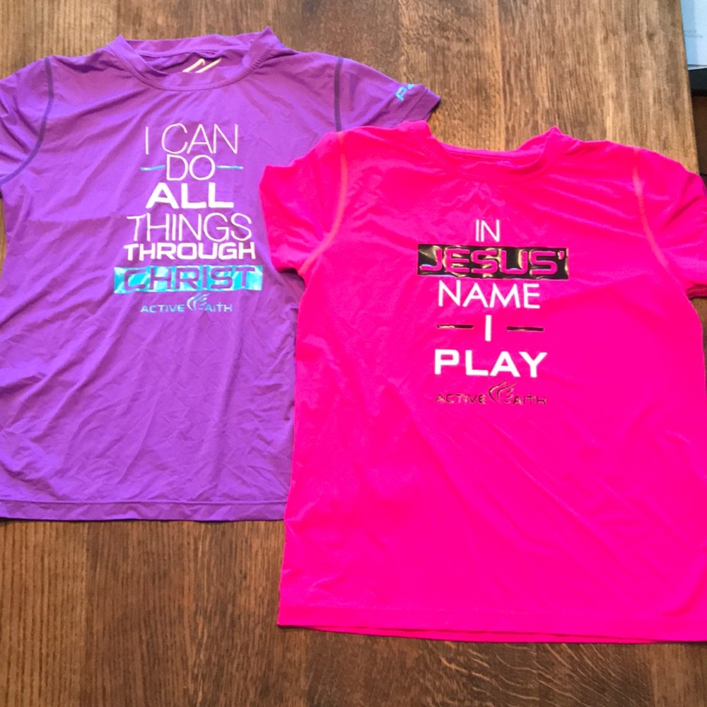 2 Dry-fit t-shirts!